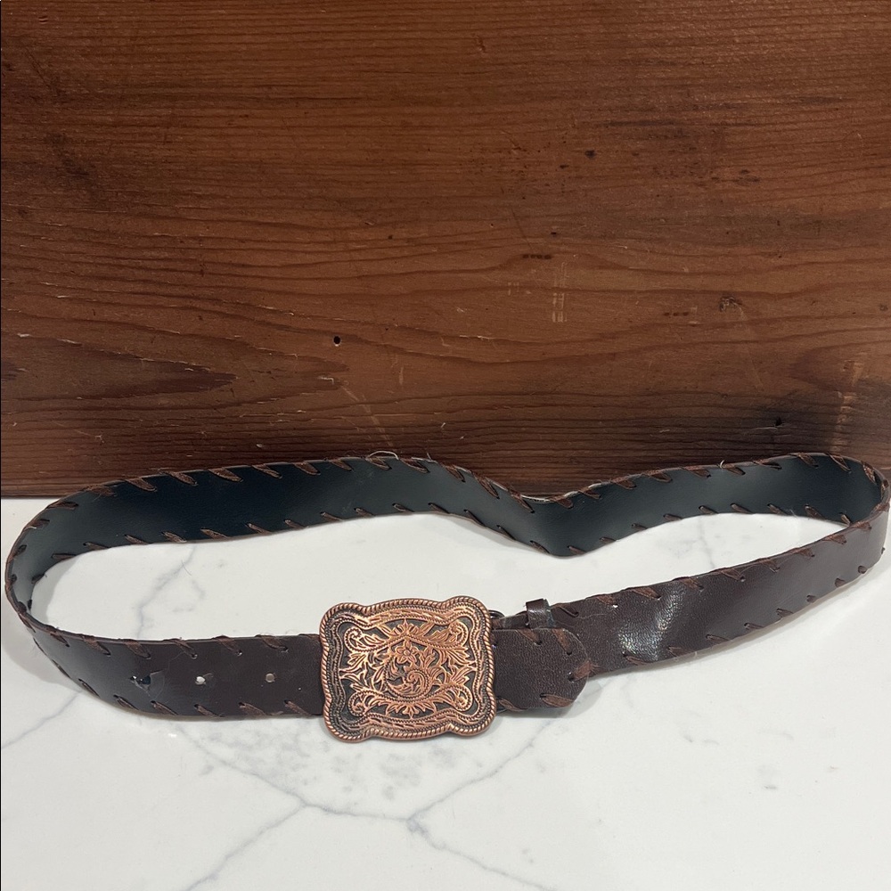 🔥‼️Brown Leather Men's Belt‼️🔥